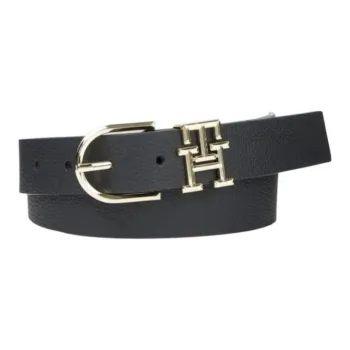 Tommy Hilfiger Genuine Leather Leather Belts Women's Black -