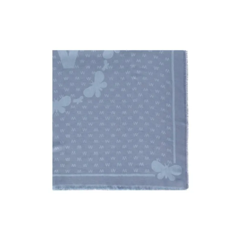 WEEKEND MaxMara Viscose, Wool Knit Scarves Women's Blue-0