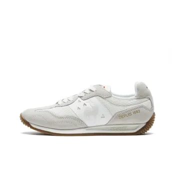 Le Coq Sportif Cushioning Lightweight Low Top Casual Shoes Women's White Gray