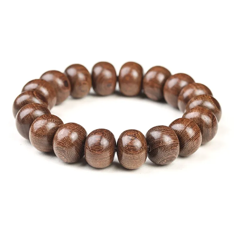 Is Here Golden Sandalwood Bracelets Unisex-0