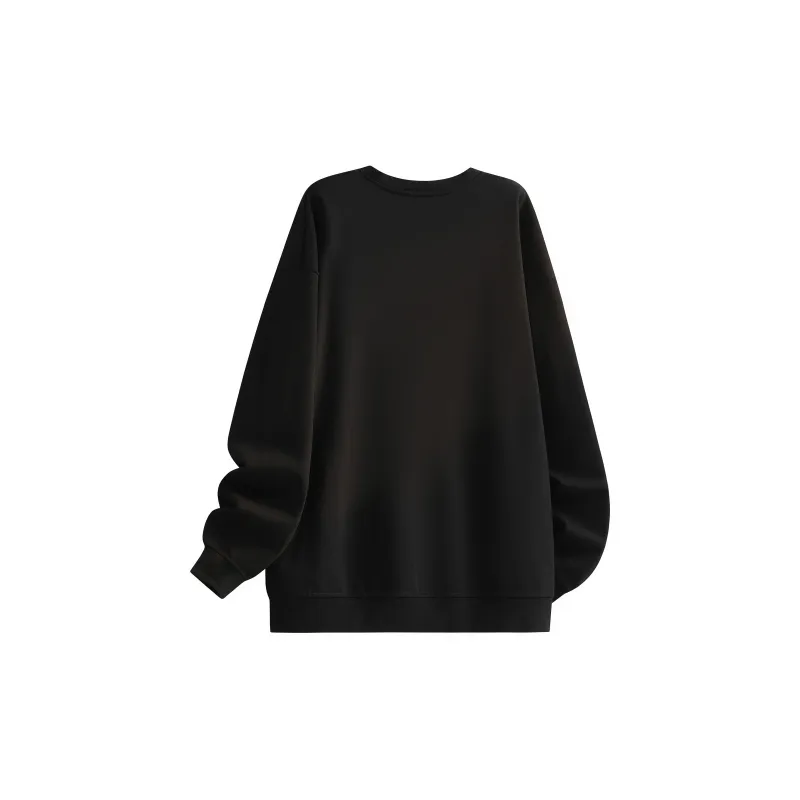 Kepu Crew Neck Thin Fleece Lined Hoodies & Sweatshirts Unisex-1