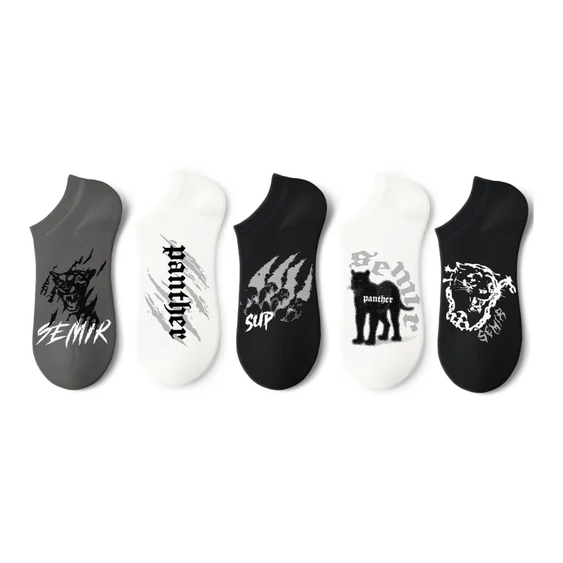 SEM/R Ankle Socks Unisex 5 Pack-0