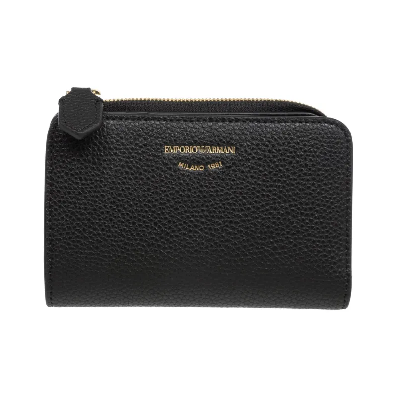 EMPORIO ARMANI Logo Debossed Zipped Wallet-0