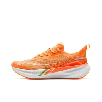 XTEP Two Thousand Kilometers 2.0 Running Shoes Men Low Top Highlighter Orange/Neon Iris