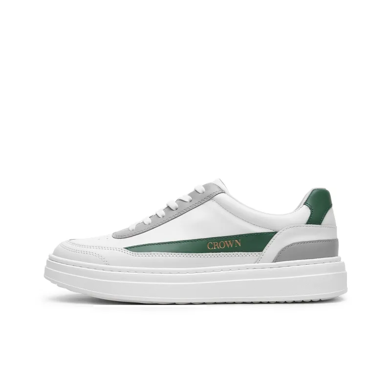 CROWN Slip-Resistant Low-Top Skateboard Shoes Unisex-5