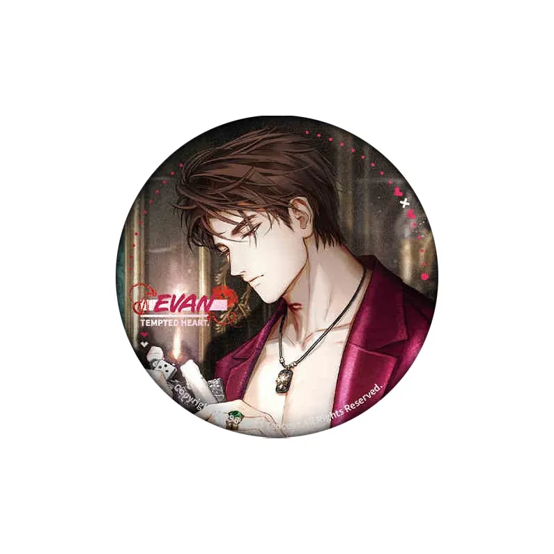 The Love Of Light And Night Osborn Evan Sariel Jesse Charlie Su Passion Deep Collection Tinplate Badges-1