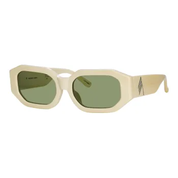 The Attico Blake Hexagonal Sunglasses