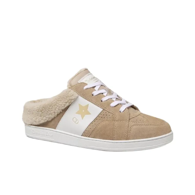 DIOR Star Platform Shoes Low Top Skateboard Shoes Women's Brown-3