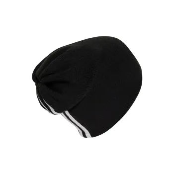 Adidas Acrylic Knitted Fabric Beanies Unisex Black