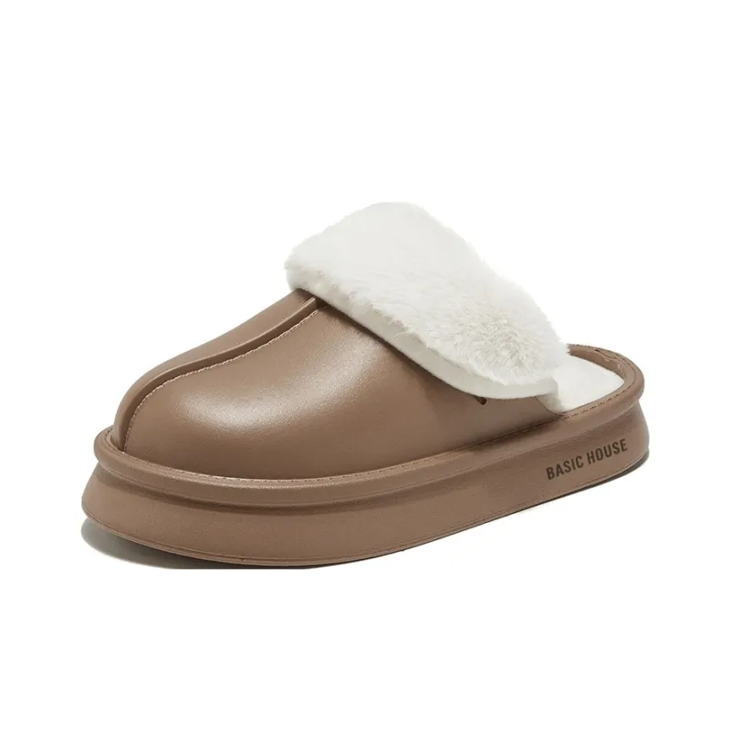 BASIC HOUSE EVA Abrasion-Resistant Slip-Resistant Wrap-toe Slippers Women's-10