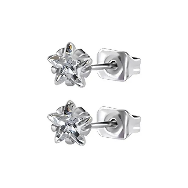 VERENA REINE Titanium Steel Stud Earrings Unisex-7