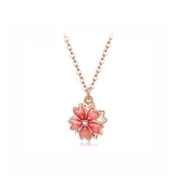 2801 S925 Silver Necklaces Women's