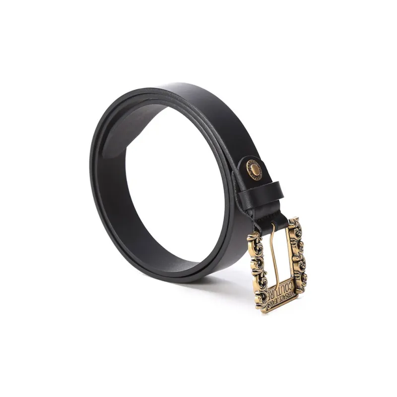 VERSACE JEANS COUTURE Cow Leather Belts Unisex 3cm-3