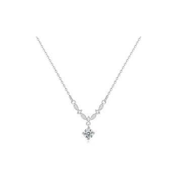 YUOFFICIAL S925 Silver Adjustable Elegance Versatile Niche Everyday Commute Design Necklaces Women's