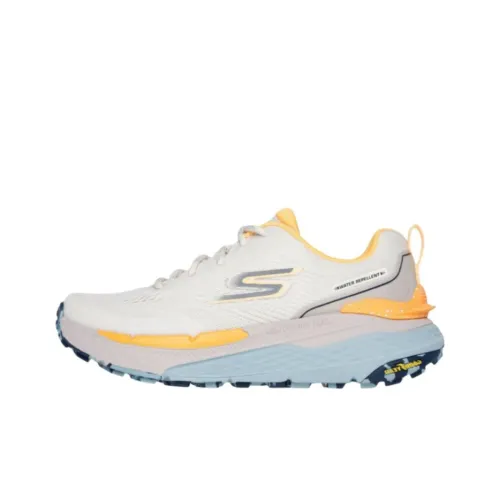 Skechers Anti Slip Wear Resistant Low Top Trail Running shoes platform Women's White