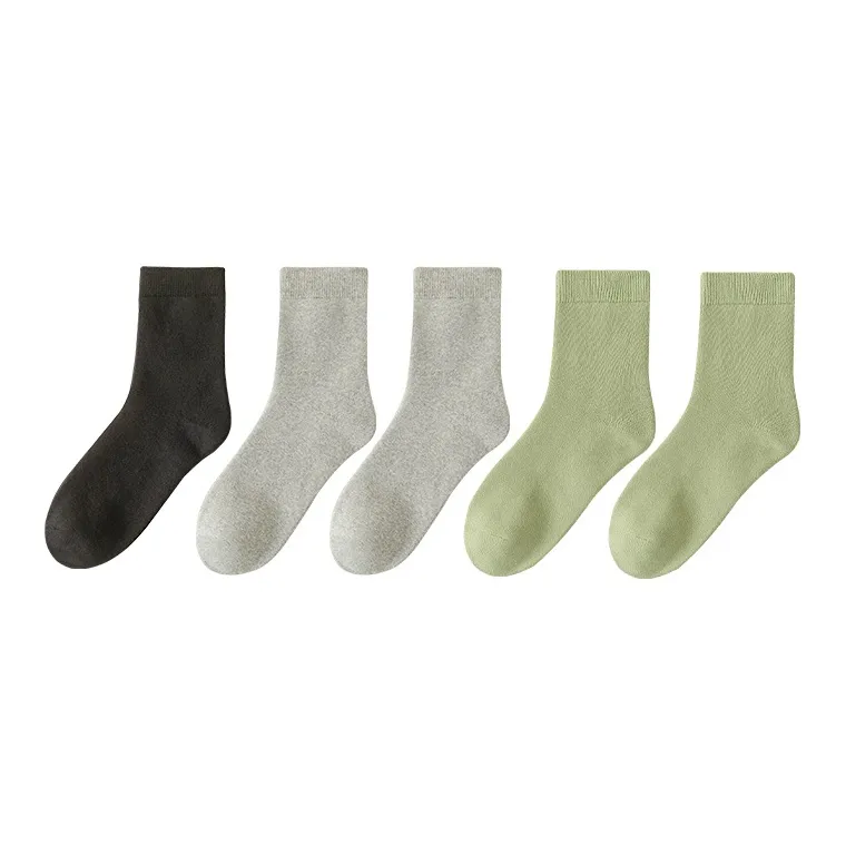 MIIOW Mid Calf Socks Women's 5 Pack-15