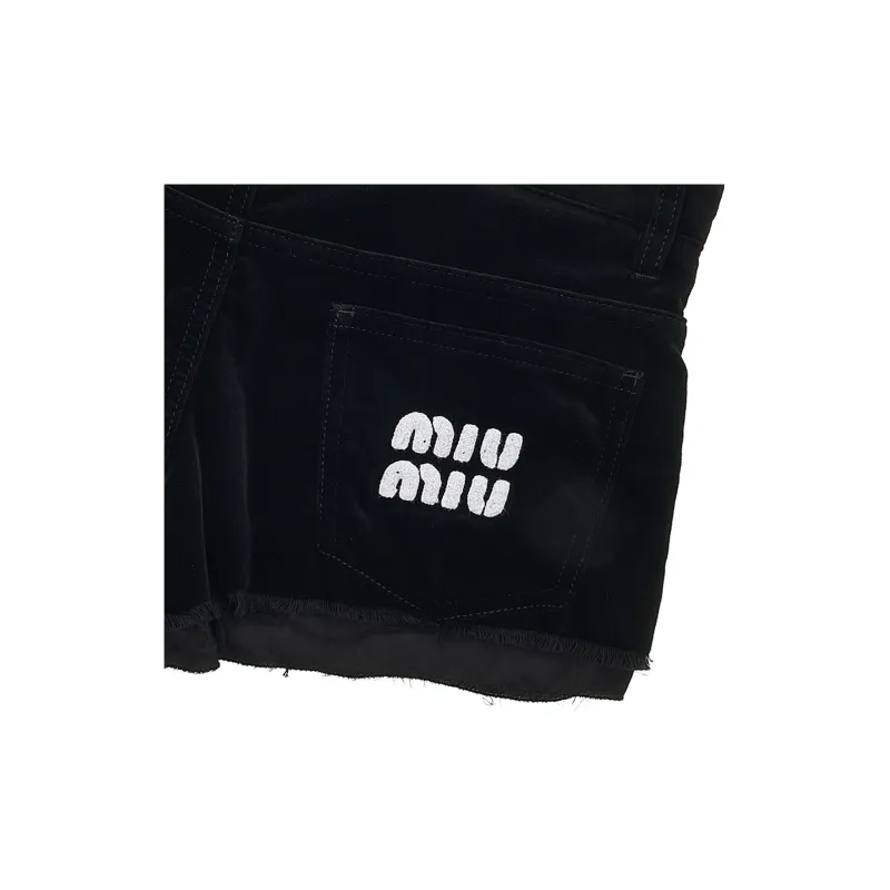 MIU MIU SS23 Casual Shorts Women's Black-5