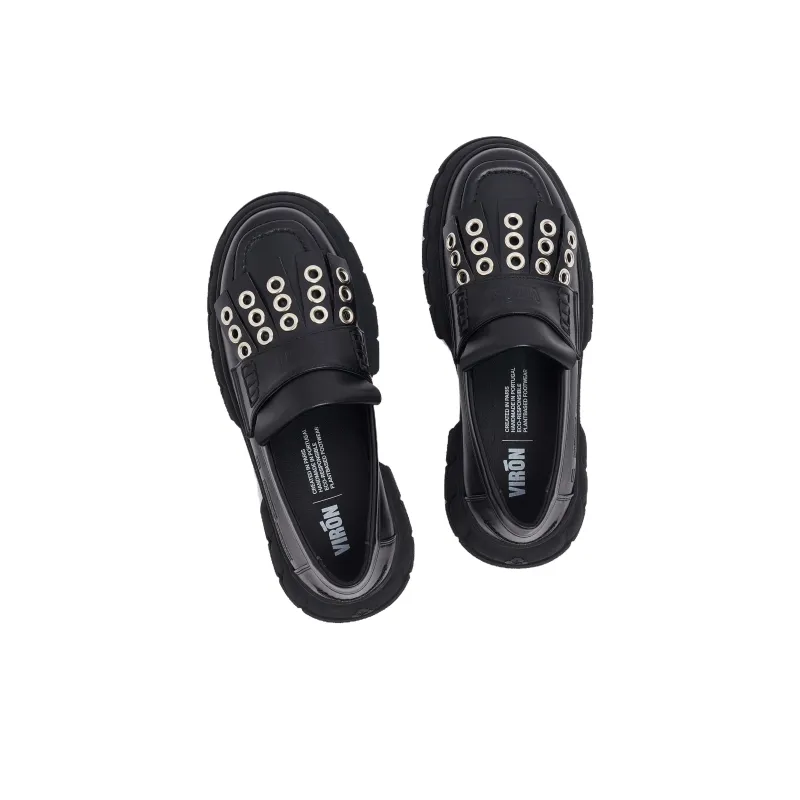 VIRÓN Progres II Loafers Unisex Black-4