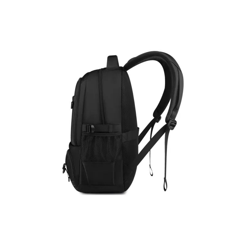 EDISON Oxford Backpack Unisex Black-3