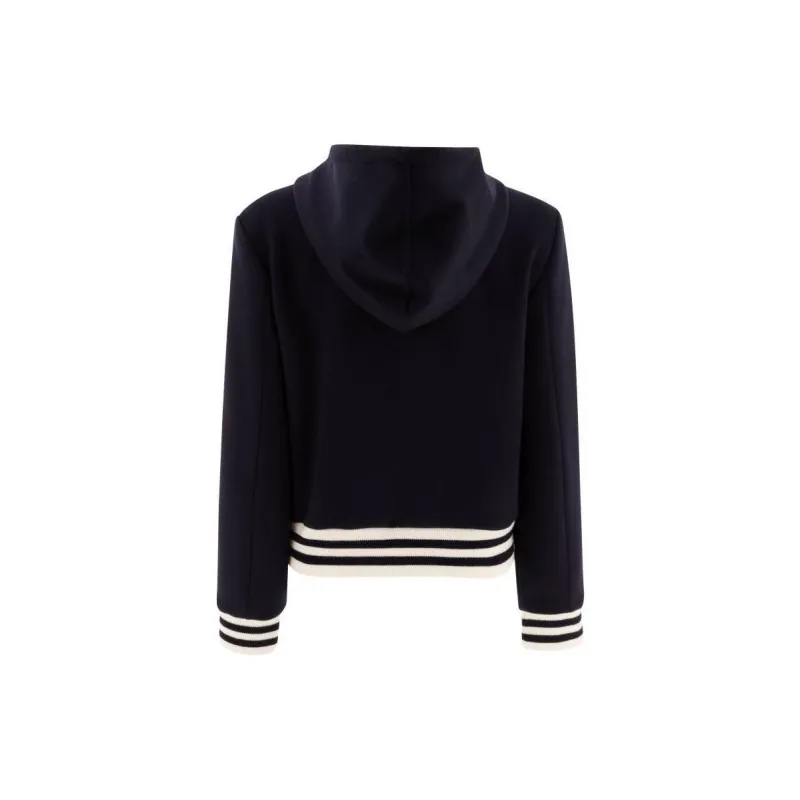 CELINE Blouson Triomphe Jacket In Double Faced Cashmere-1