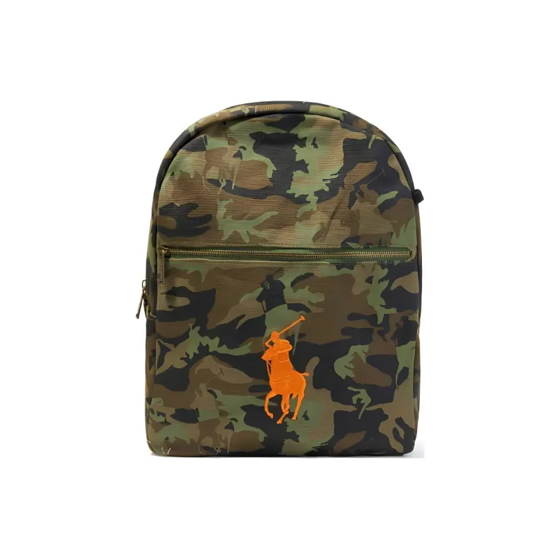 Ralph Lauren Kids Polo Pony-embroidered Camouflage Backpack-1