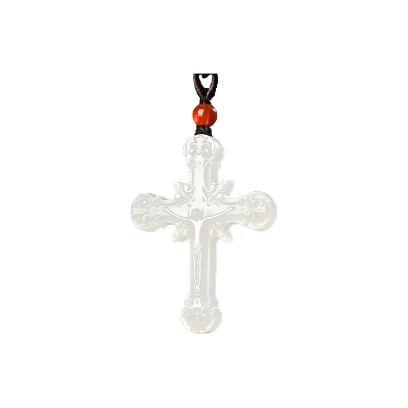 KUNYUYAO Hetian Jade Pendants Green Jade Unisex-6