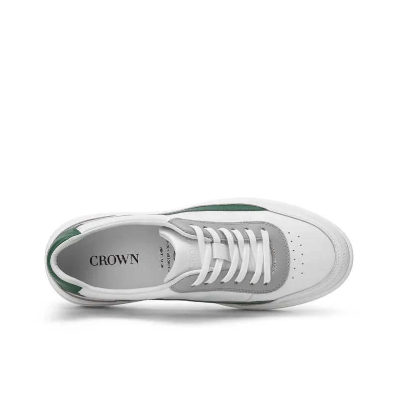 CROWN Slip-Resistant Low-Top Skateboard Shoes Unisex-8