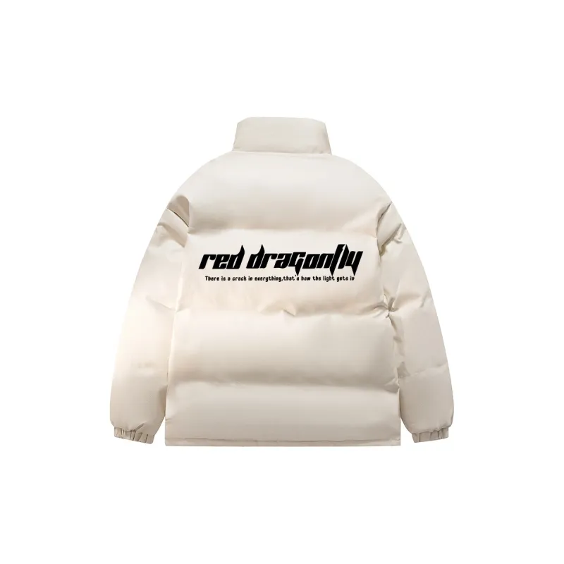 RED DRAGONFLY Puffer Jacket Coat Unisex-5
