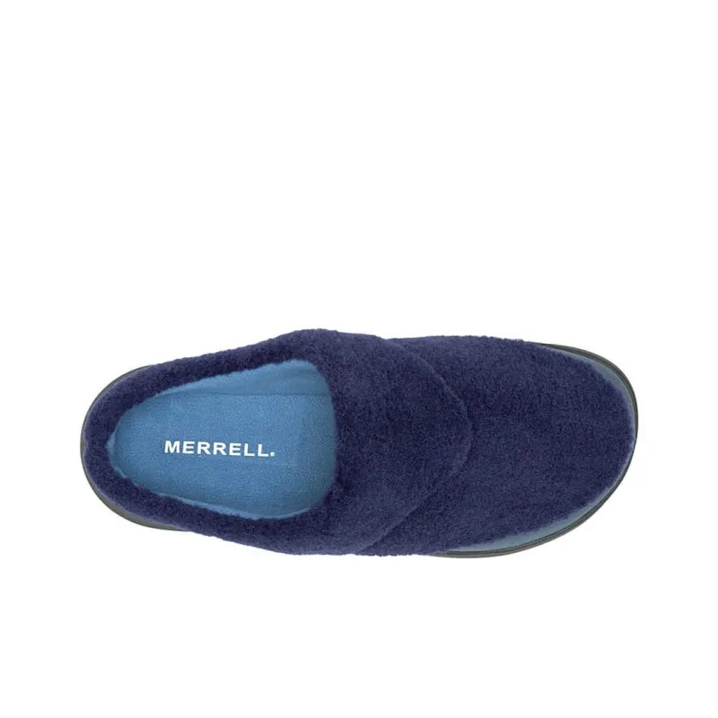 MERRELL Hut Moc 2 Abrasion-Resistant Slip-Resistant Wrap-toe Slippers Men's Blue-3