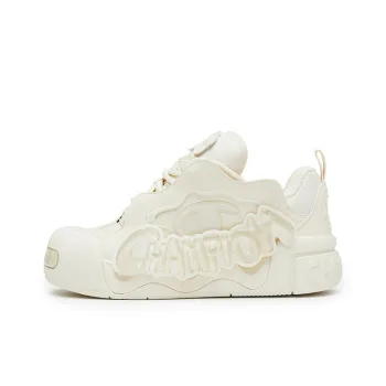 Champion Puffy Jelly Shoes Low Top Skateboard Shoes Unisex Milk White/Linen