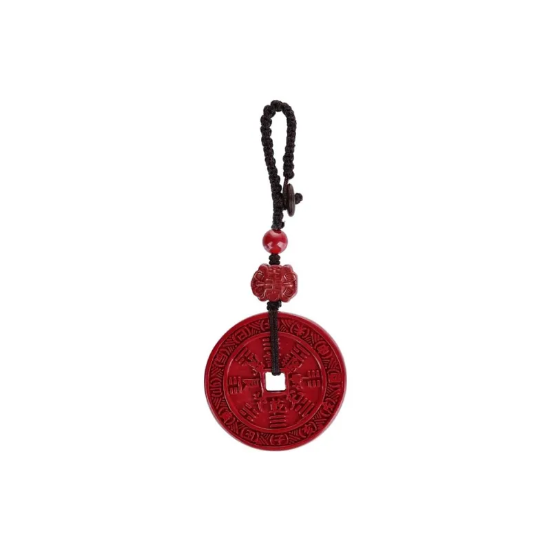 YANXIANGYUAN Cinnabar Carved Ornaments Unisex-0
