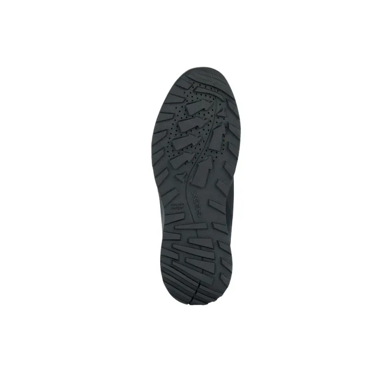GEOX Terrestre Ab Anti-Slip Wear-Resistant Mid-Top Casual Shoes Men's Black-5