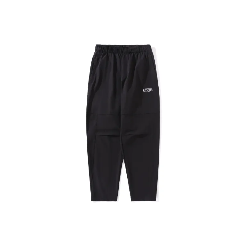LUSHISI Casual Pants Unisex Black-0