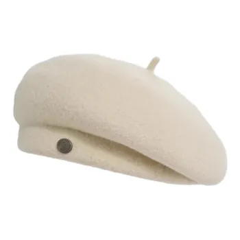 FREE RABBITⅡ Winter British Style Minimalist Elegance Solid Color Berets Unisex