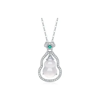 JINGUIFU Chalcedony Necklaces Women's