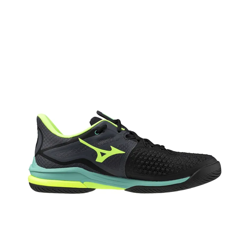 Mizuno Wave Exceed Tour 6 Cushioning Slip Resistant Low Top Tennis Shoes Men's Neon Green-1