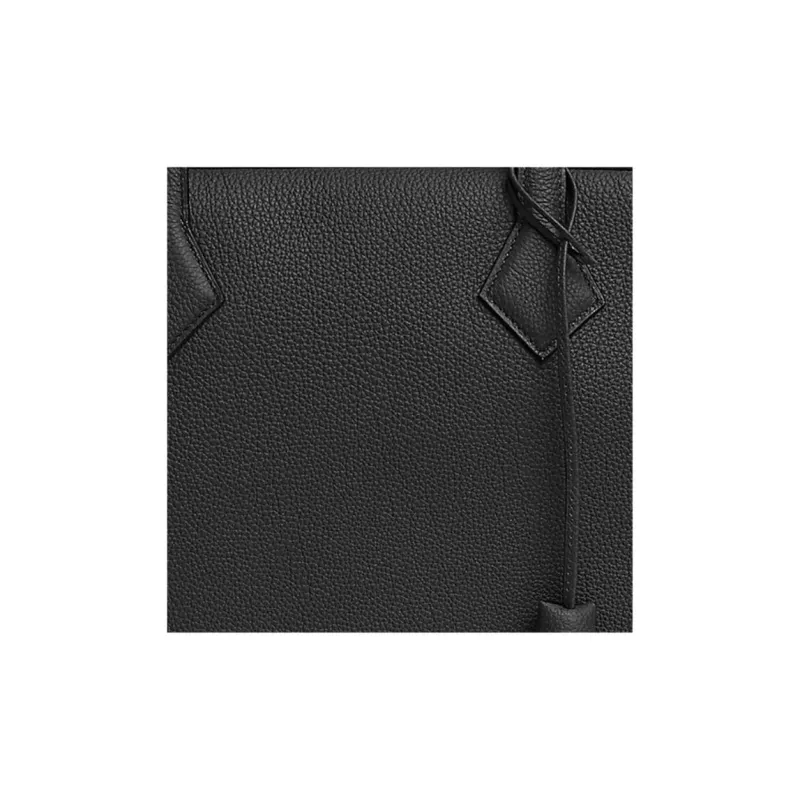 HERMES Victoria II Fourre-tout Togo Calfskin Handbag Women's 89 Noir Black-3