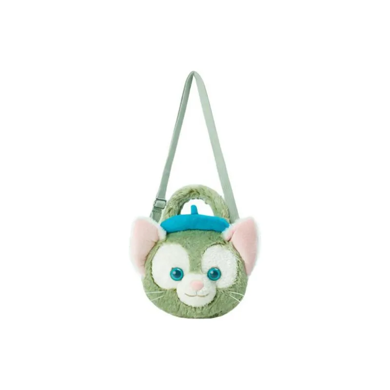 Disney Plush Backpack Crossbody Bag Handbag Medium Size Unisex Green-1
