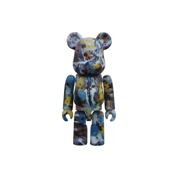 BE@RBRICK Jackson Pollock Studio Blue