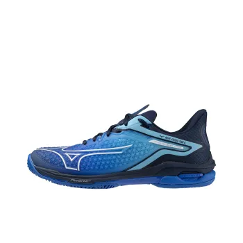 Mizuno Wave Exceed Tour 6 Cushioning Low Top Tennis Shoes Unisex Blue