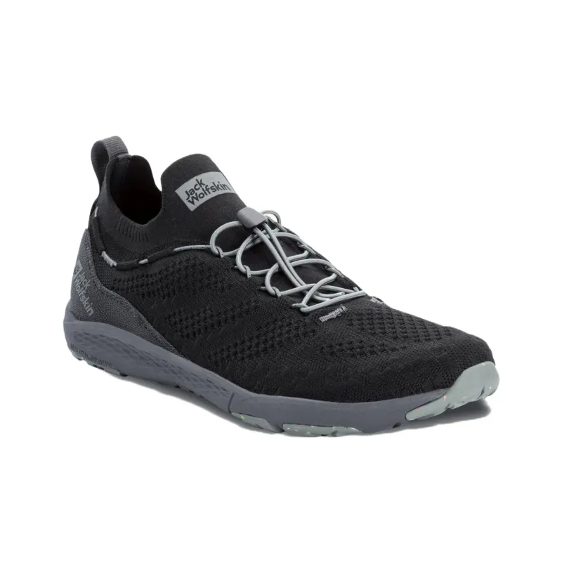 Jack Wolfskin Anti Slip Wear Resistant Low Top Casual Shoes Men's Black-2