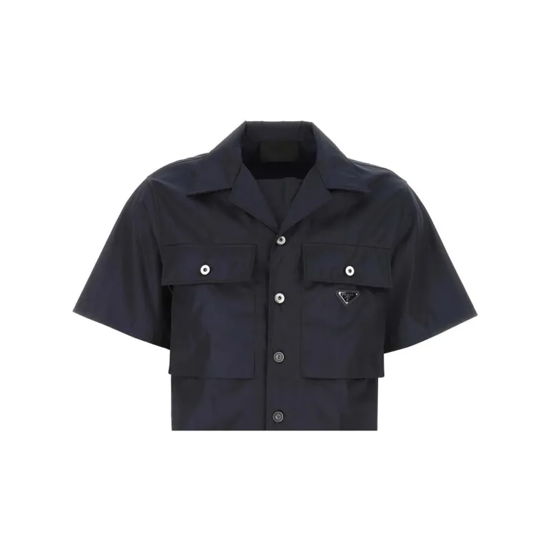 PRADA Shirts Men Blue-5