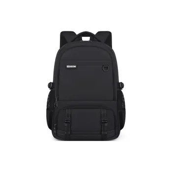 EDISON Oxford Backpack Unisex Black
