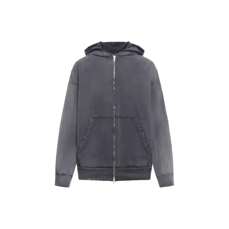 Balenciaga Graphic Printed Zip Up Hoodie-2