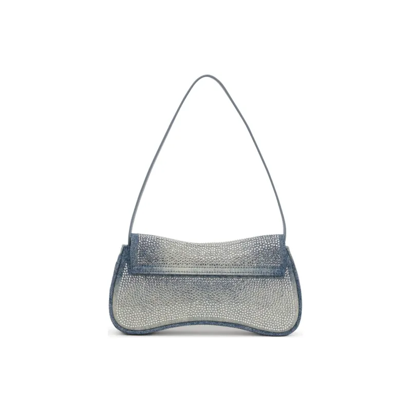 DIESEL Cotton Handbag, Shoulder Bag Unisex Light Blue-3