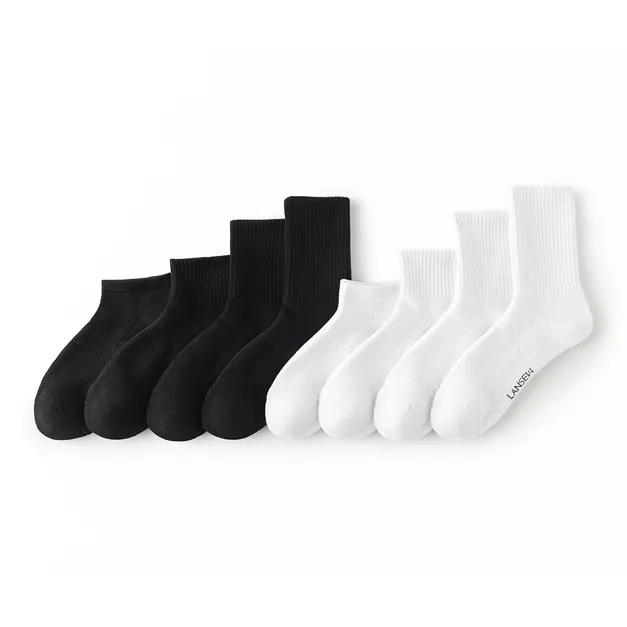 Montagut Mid Calf Socks Unisex 4 Pack-7