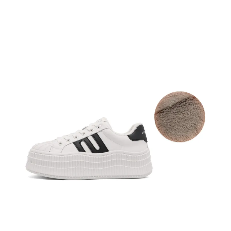 BELLE Anti Slip And Wear Resistant Lightweight Height Increasing Low Top Skateboard Shoes Women's-32