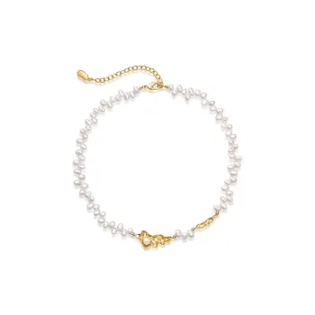 Amber Lollipop Pearl Necklaces Women's