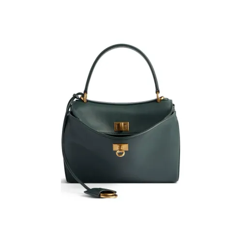 Balenciaga Smooth Cow Leather Shoulder Bag, Crossbody Bag, Handbag Mini Women's Pine Green