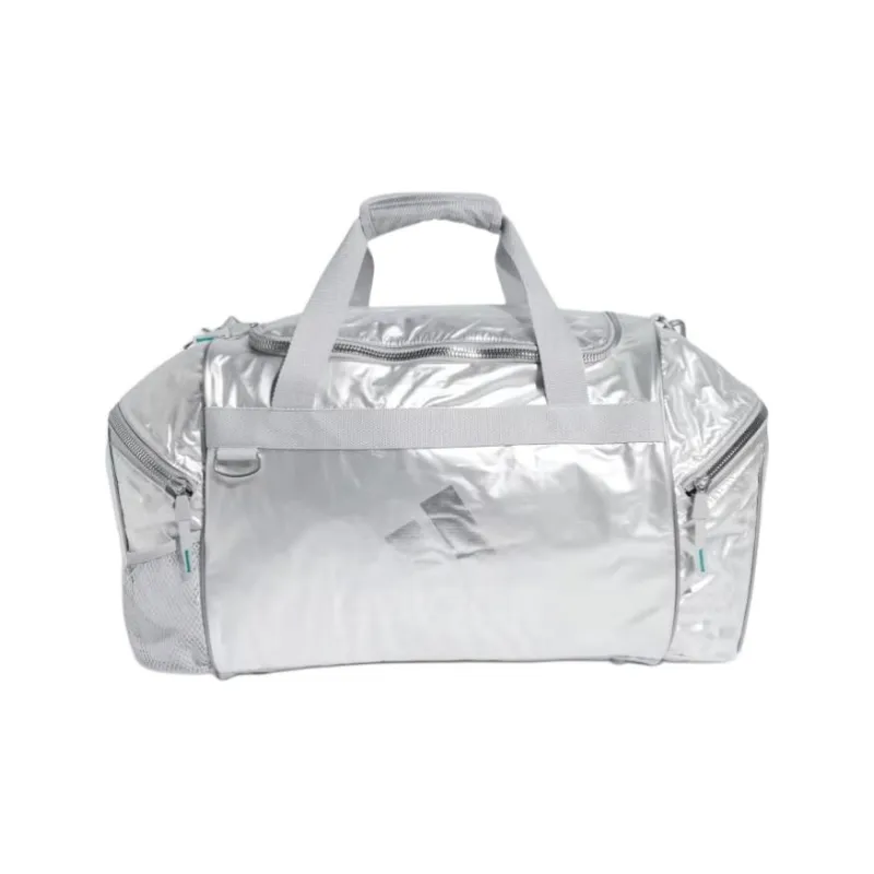 Adidas Polyester Travel Bag Unisex Silver Metal-0